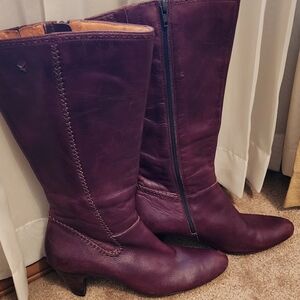 Pikolinos Leather Heleed Boots